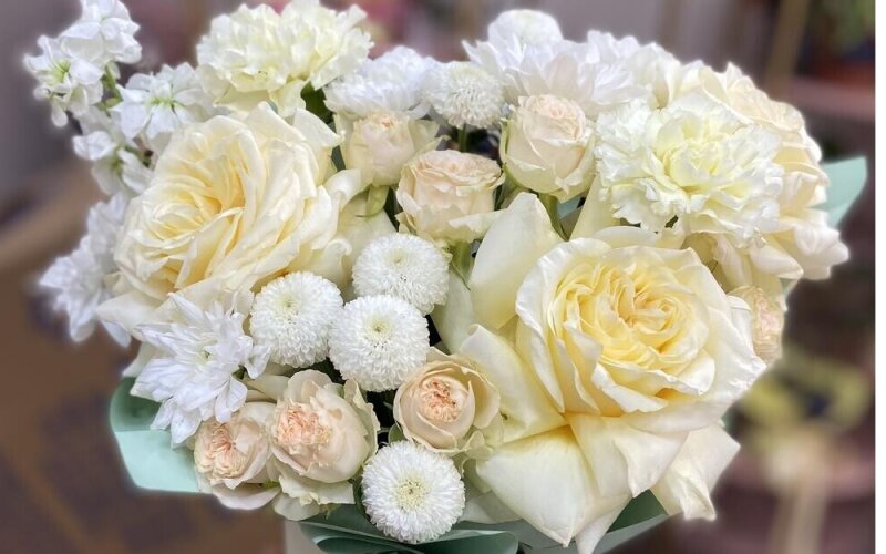 Цветы в цилиндре №3