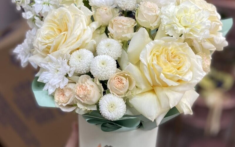 Цветы в цилиндре №3