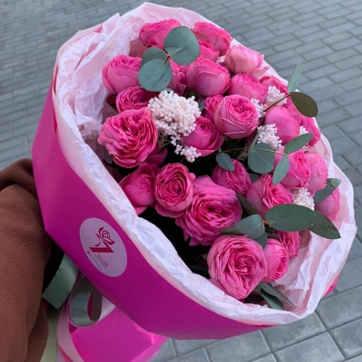 Букет «Малиновый милаш»