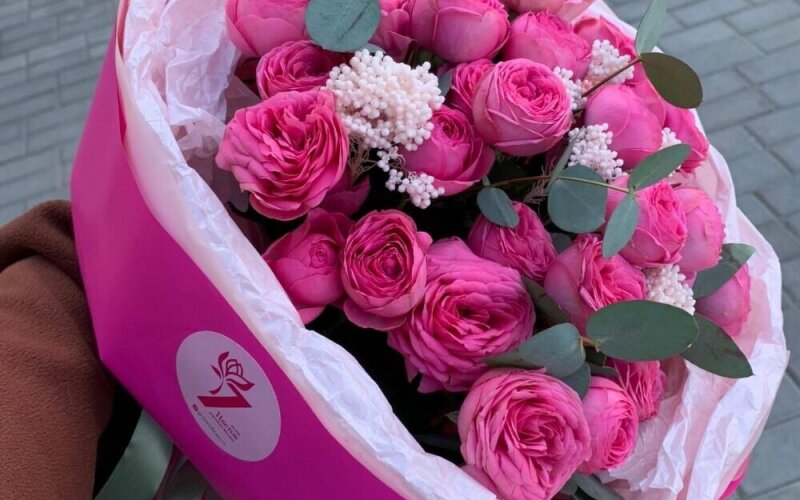 Букет «Малиновый милаш»