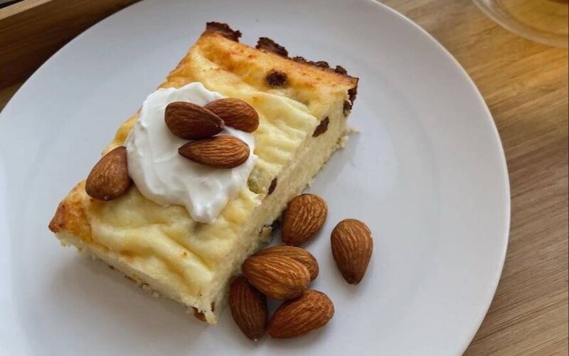 Творожно-рисовая запеканка