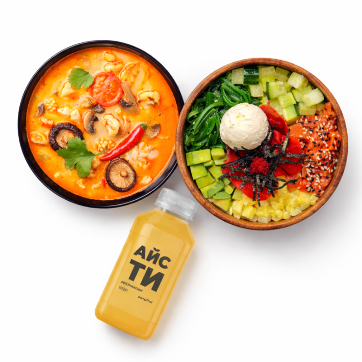 Поке комбо «Филадельфия и том ям»