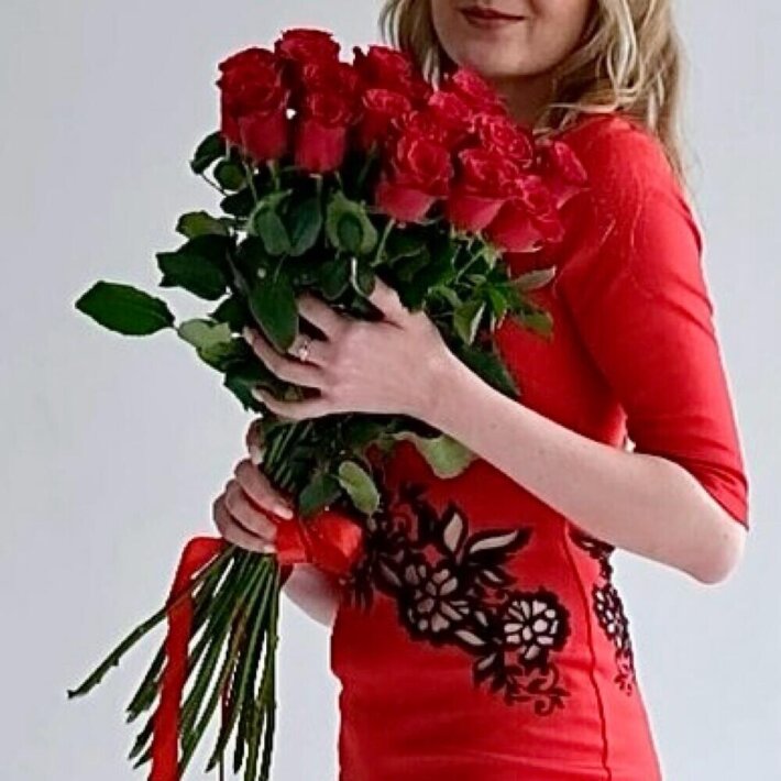 Букет «Родос» красные