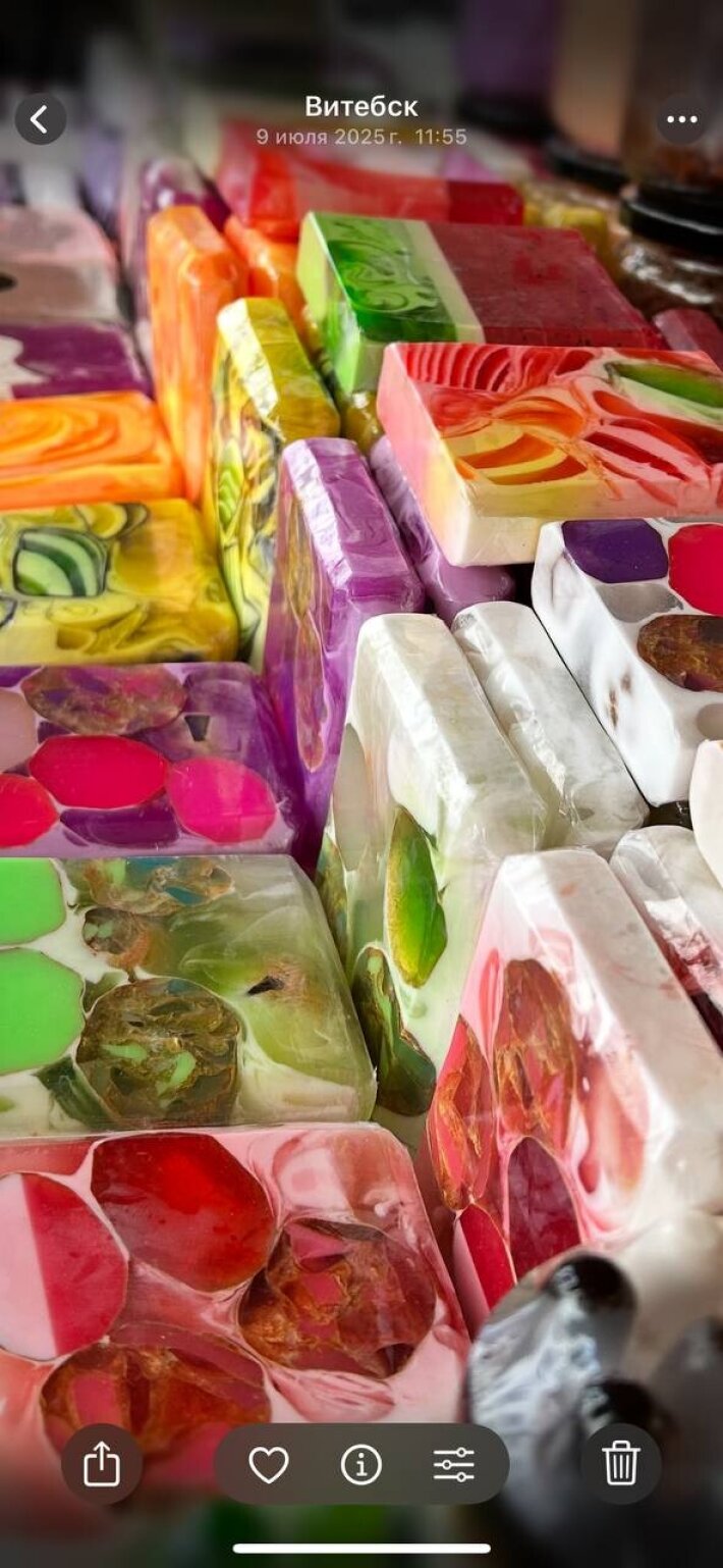 Мыло ручной работы 
(в ассортименте)