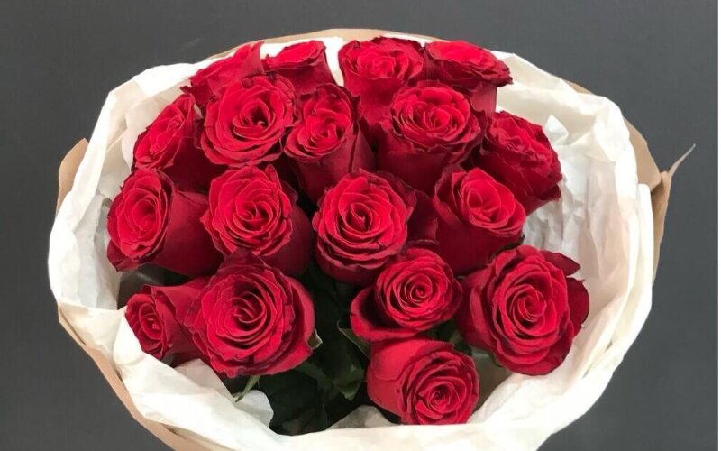 Букет «Родос» красные