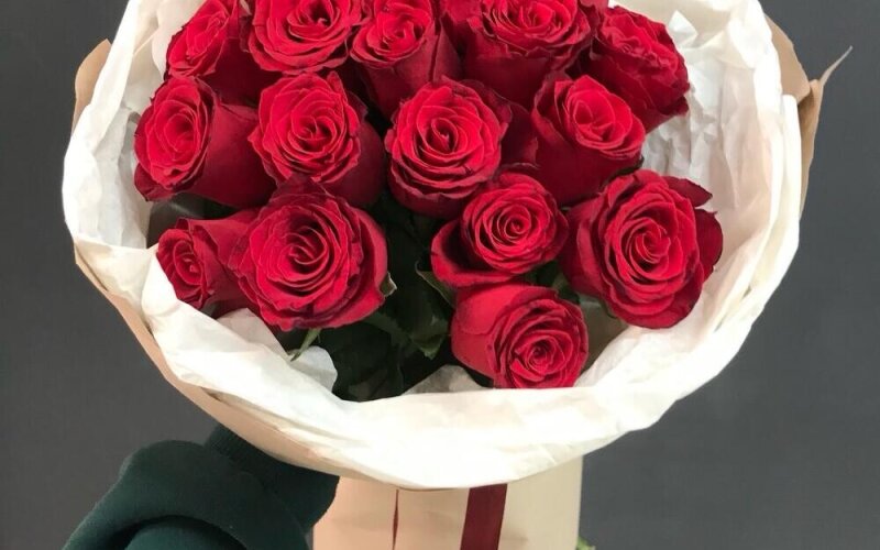 Букет «Родос» красные