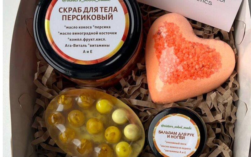 Набор из косметики ручной работы