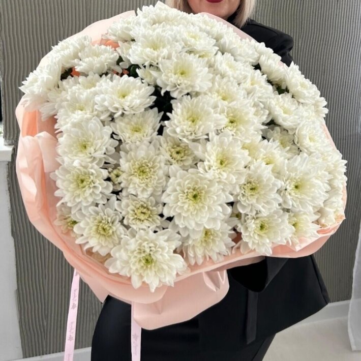 Букет «Охапка» из хризантем