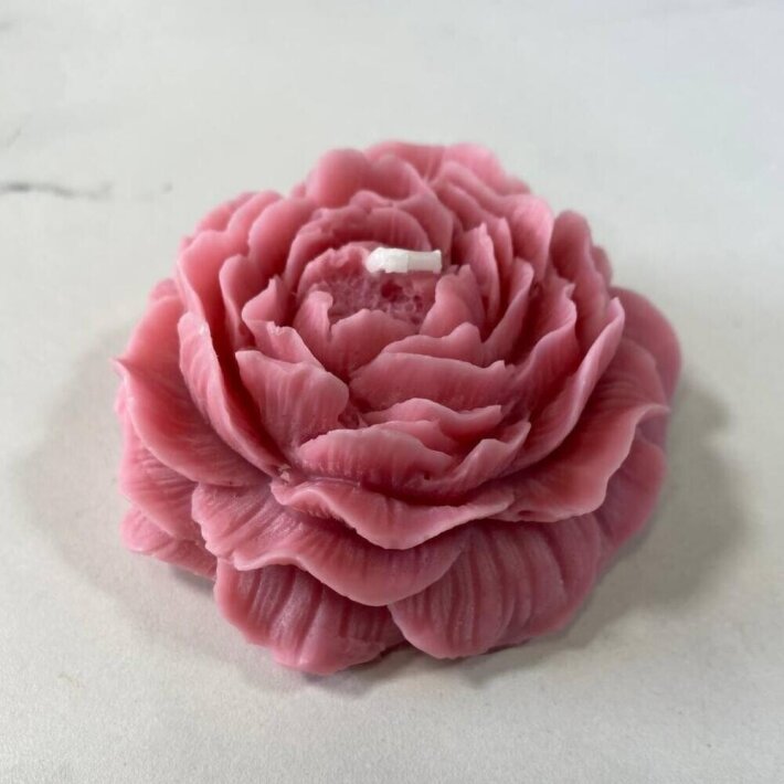 Свеча «Розовый пион»