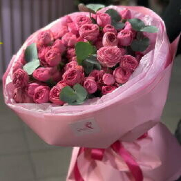 Букет «Жизель» и эвкалипт