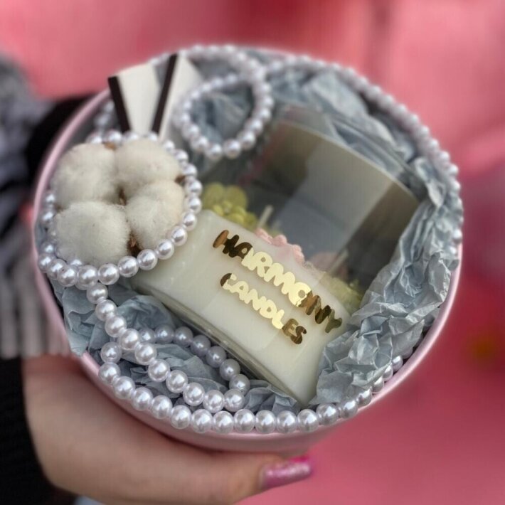 Бокс со свечой №3