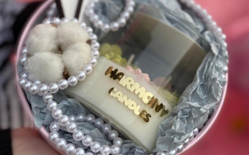 Бокс со свечой №3