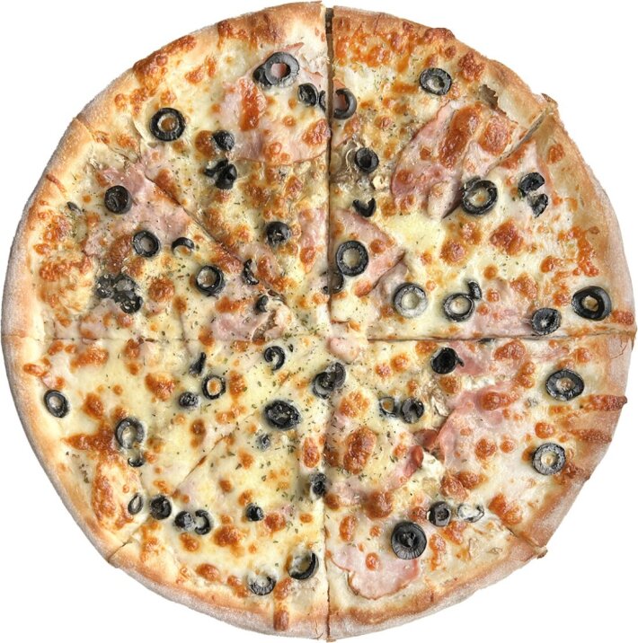 Ветчина на грибном соусе