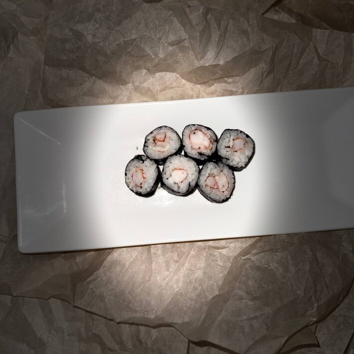 Мини ролл с креветкой