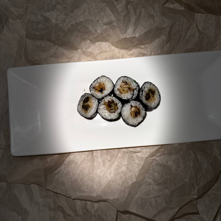 Мини ролл с мидиями