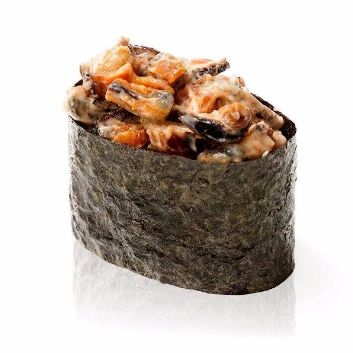 Гункан с мидиями