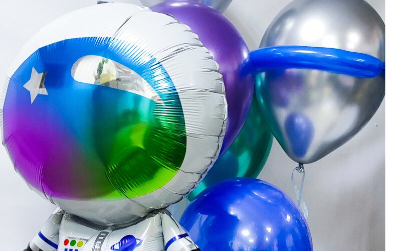 Сет гелиевых шаров «Космос»