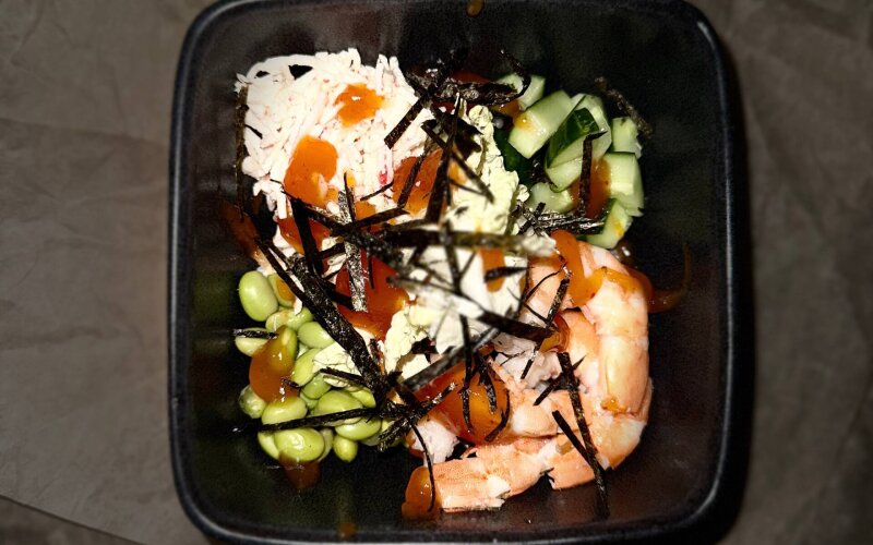 Поке боул с креветкой