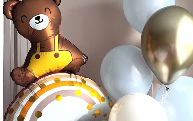 Набор фигура  и фонтан из 5 шаров