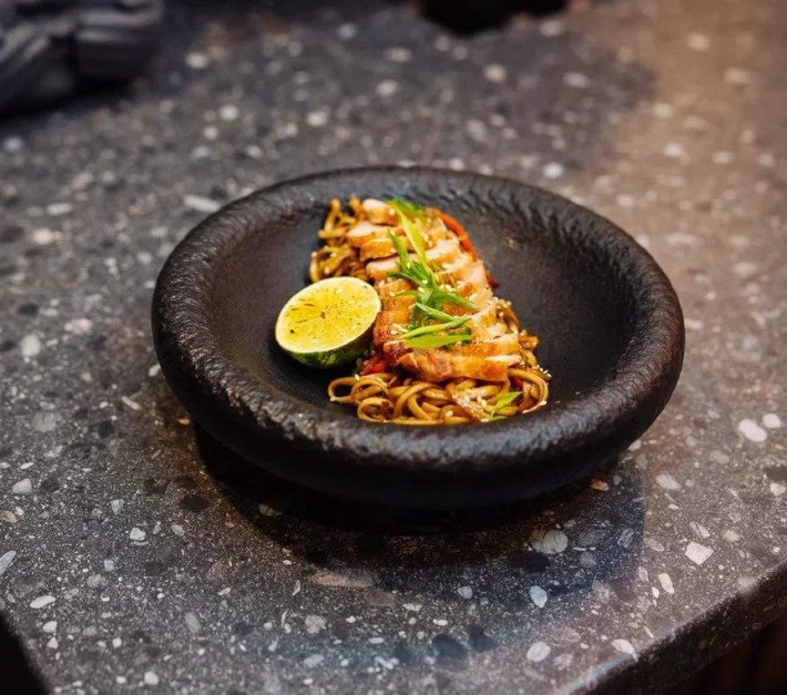 Лапша с уткой