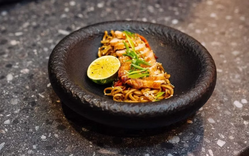 Лапша с уткой