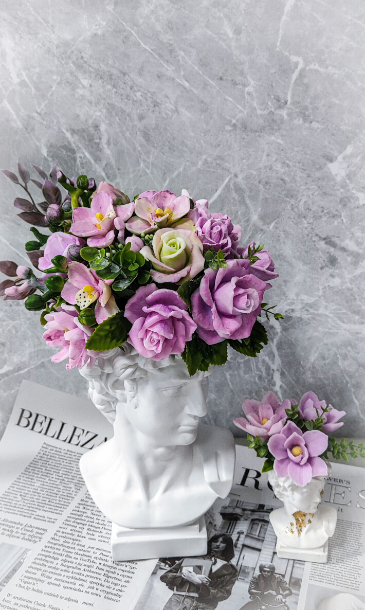 Букет интерьерный из глицеринового мыла