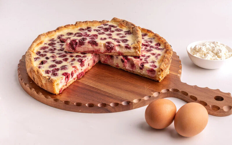 Киш «Вишня и Сыр»