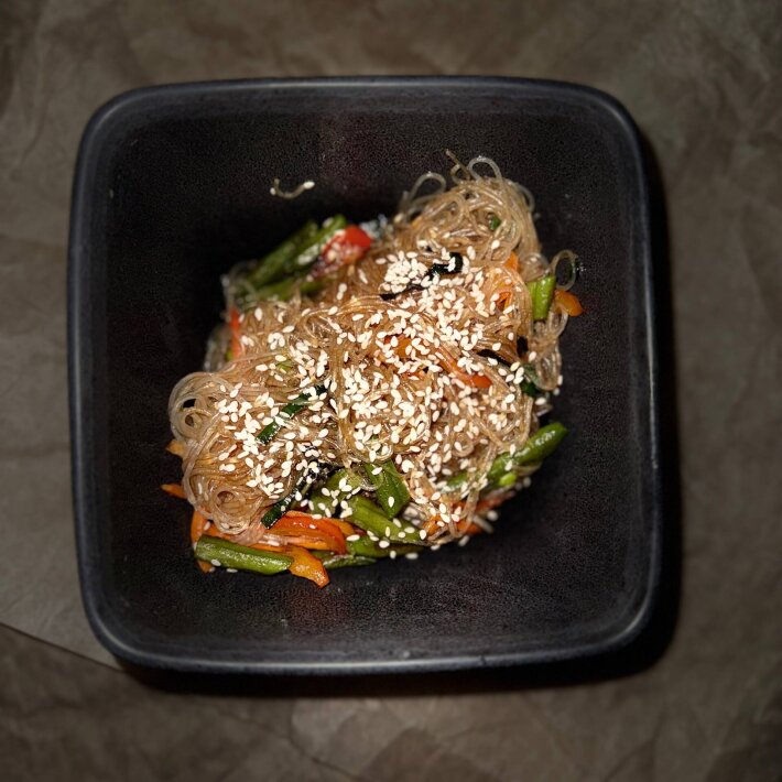 Фунчоза с овощами