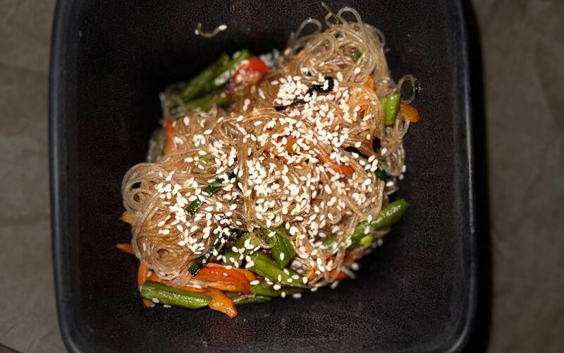 Фунчоза с овощами