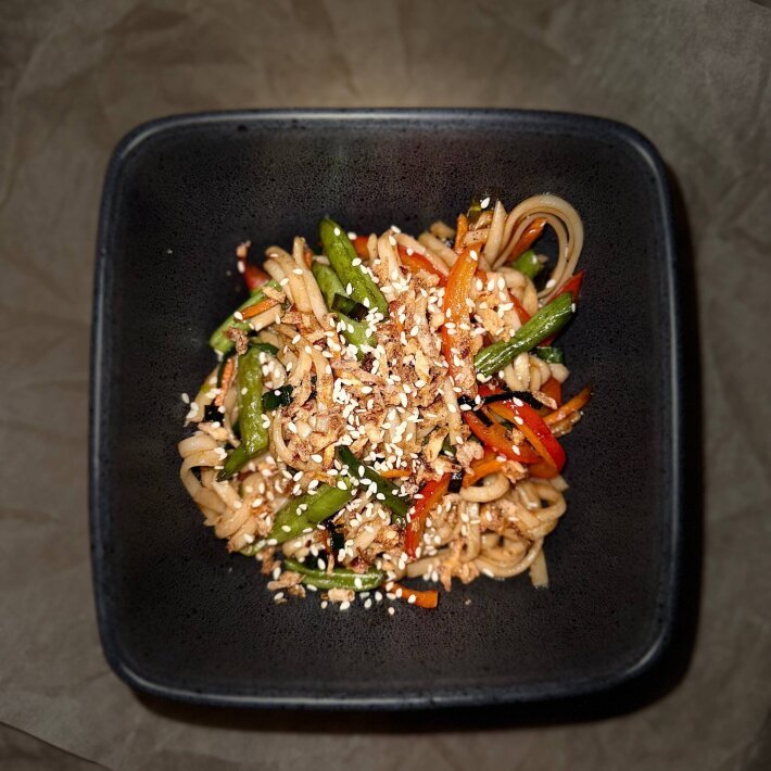 Удон с овощами