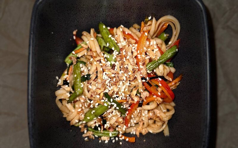 Удон с овощами