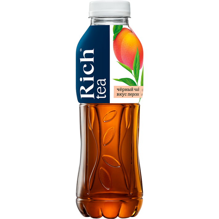 Холодный чёрный чай «Rich» со вкусом персика