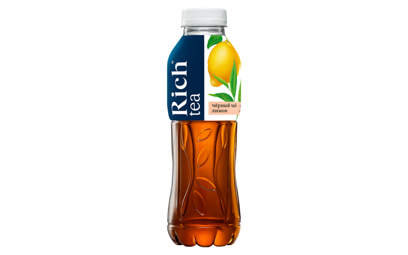 Холодный чёрный чай «Rich» со вкусом лимона
