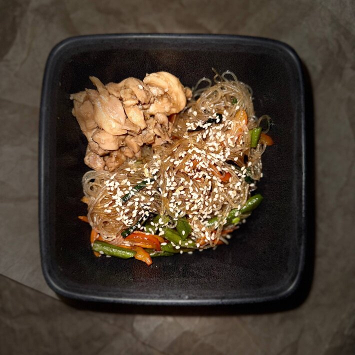 Фунчоза с курицей