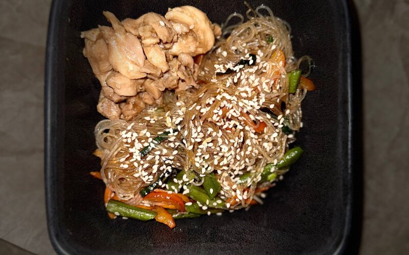 Фунчоза с курицей