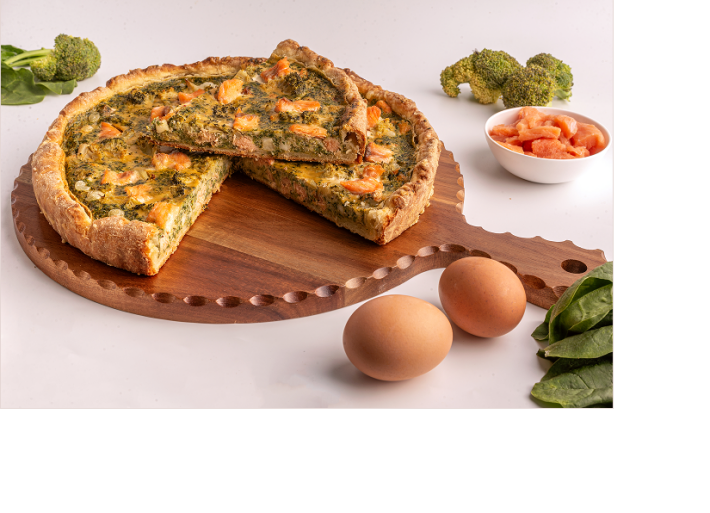 Киш «Сёмга и Брокколи»