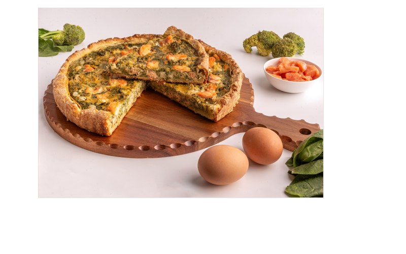 Киш «Сёмга и Брокколи»