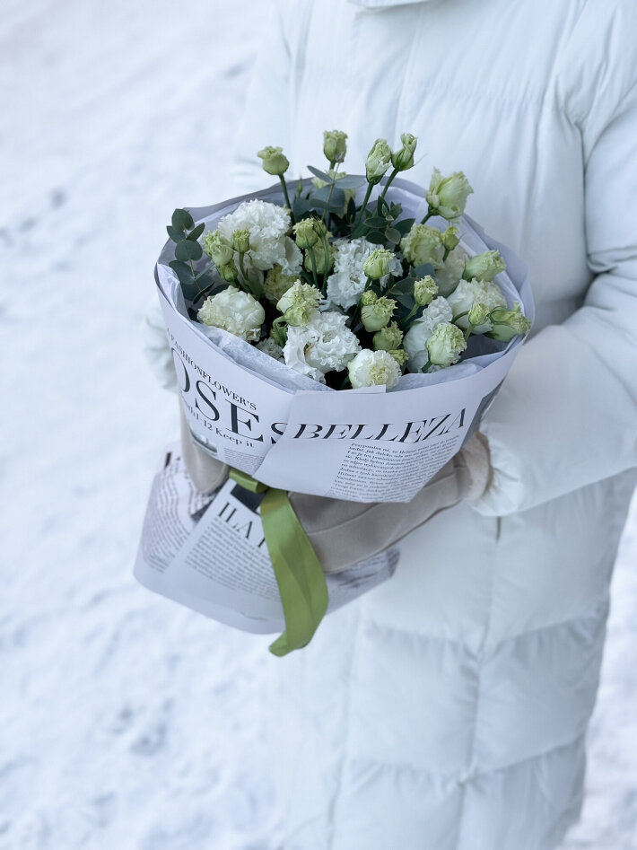 Букет эустомы