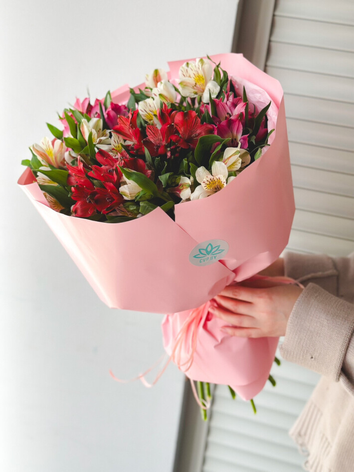 Букет альстромерий микс