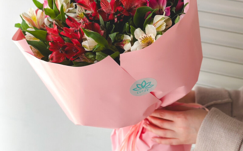 Букет альстромерий микс