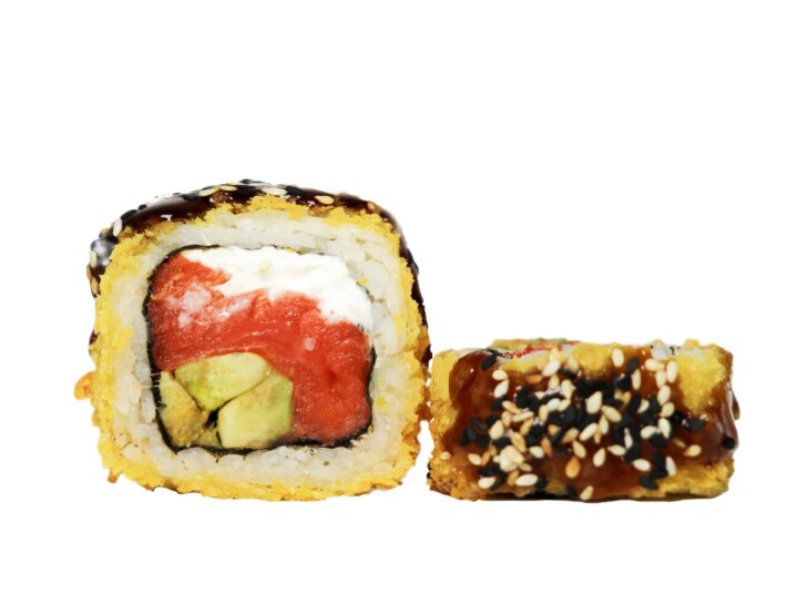 Темпура ролл с лососем