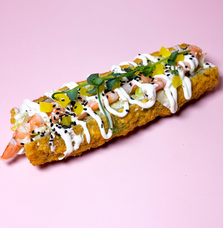 Ролл-дог с креветкой