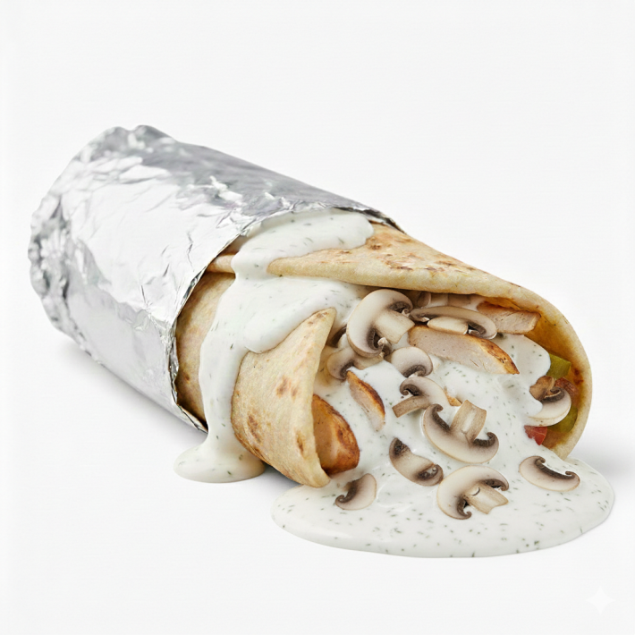 Ролл с грибами