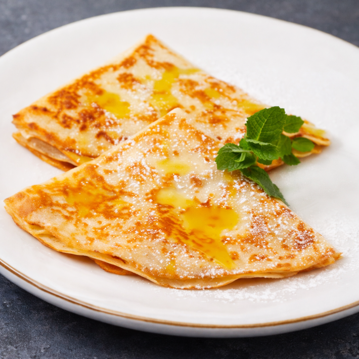 Блинчики с яблоками