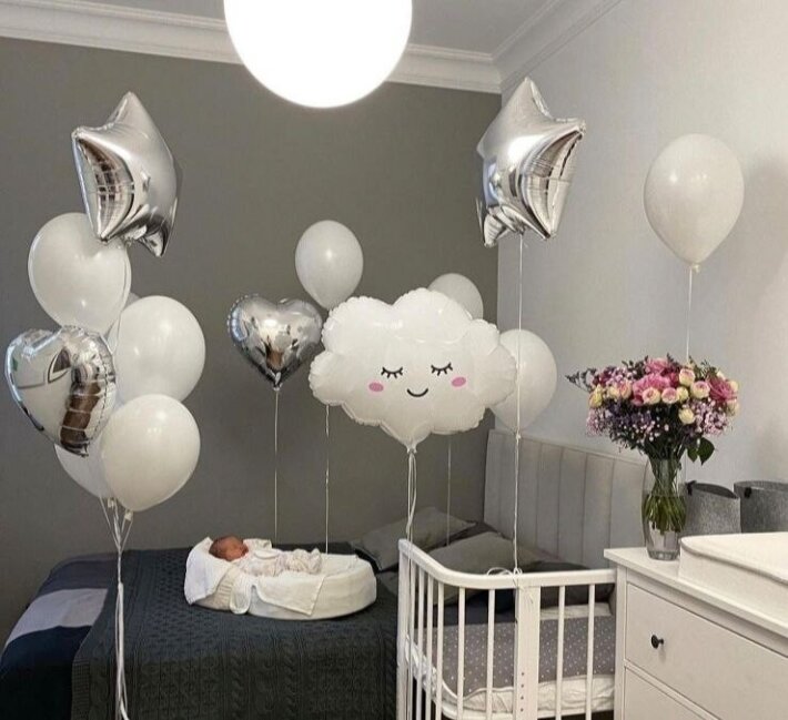 Сет шаров «Выписка из роддома»