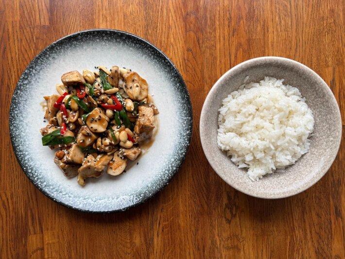 Кунг Пао с рисом