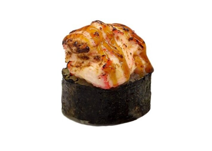 Опаленный ролл с креветкой