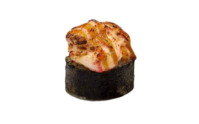 Опаленный ролл с креветкой