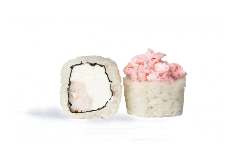 Ролл «Лава» с креветкой