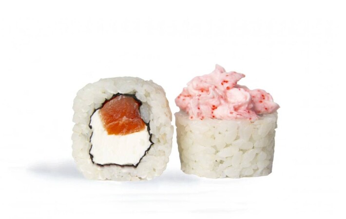 Ролл «Лава» с лососем